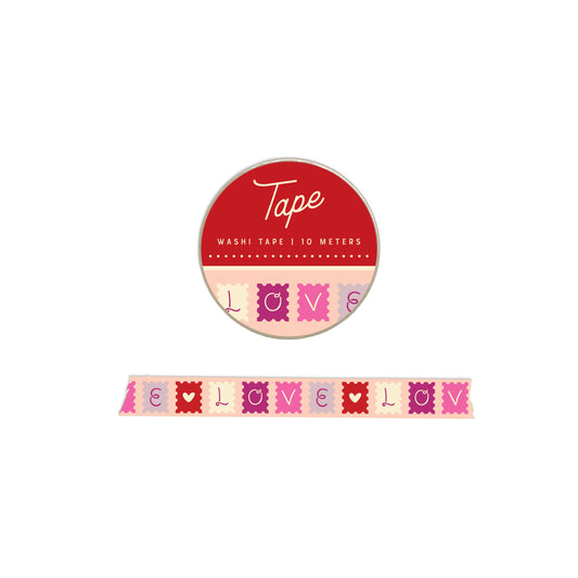 Washi Tape; Love Stamp