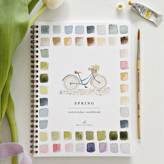 Watercolor Workbook; Spring