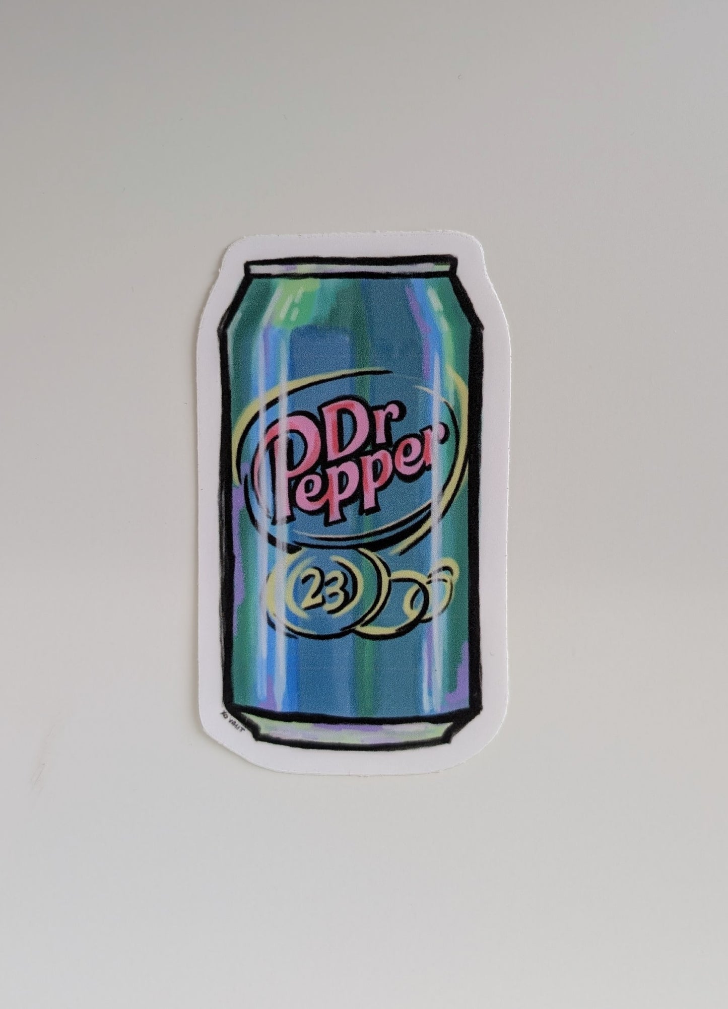 Vinyl Sticker; Dr. Pepper Small