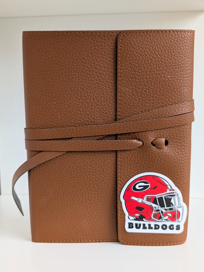 Vinyl Sticker; Georgia Football Helmet