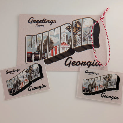 Ornament; Greetings From Winder - Made by Shellie