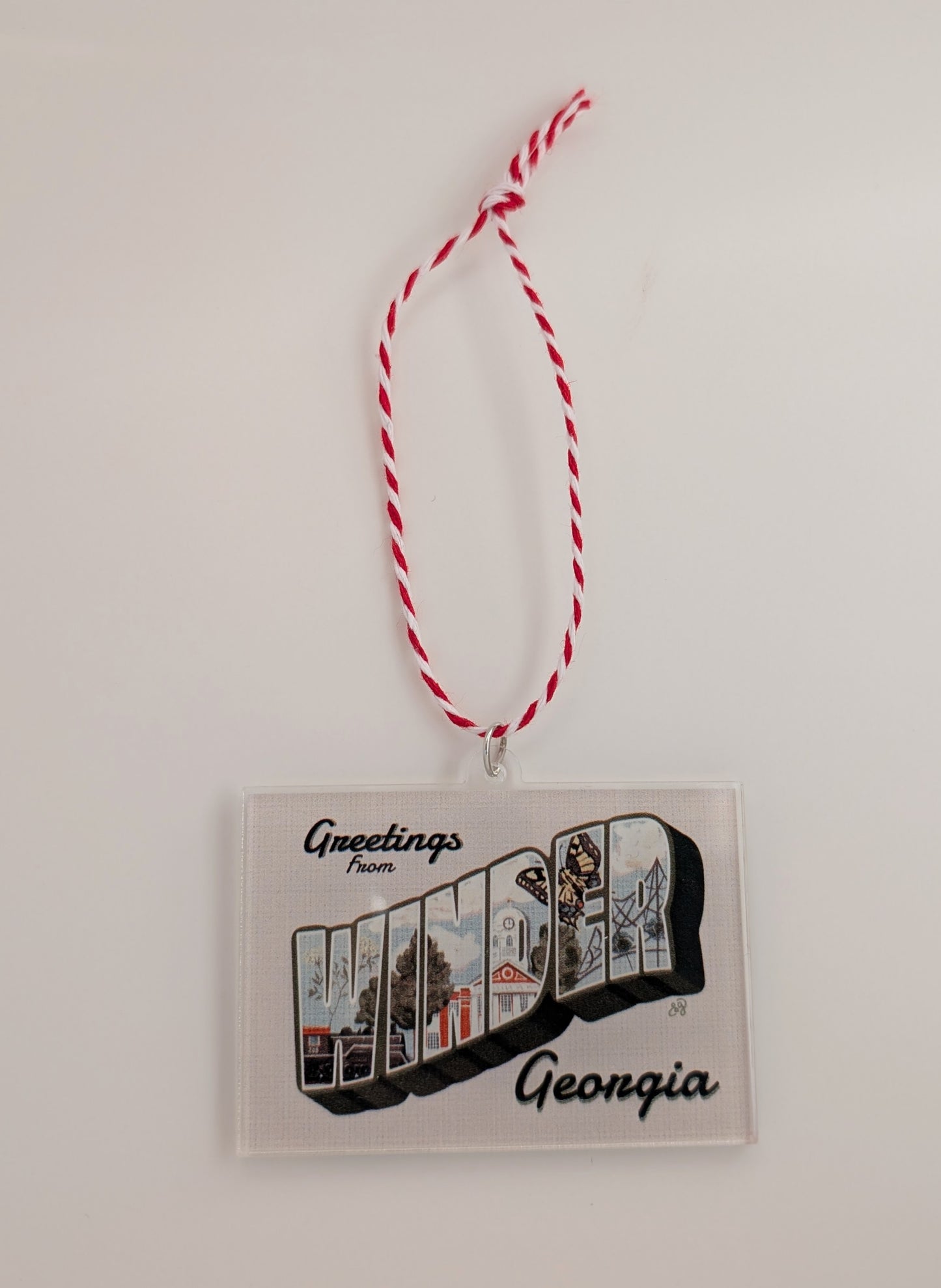 Ornament; Greetings From Winder - Made by Shellie