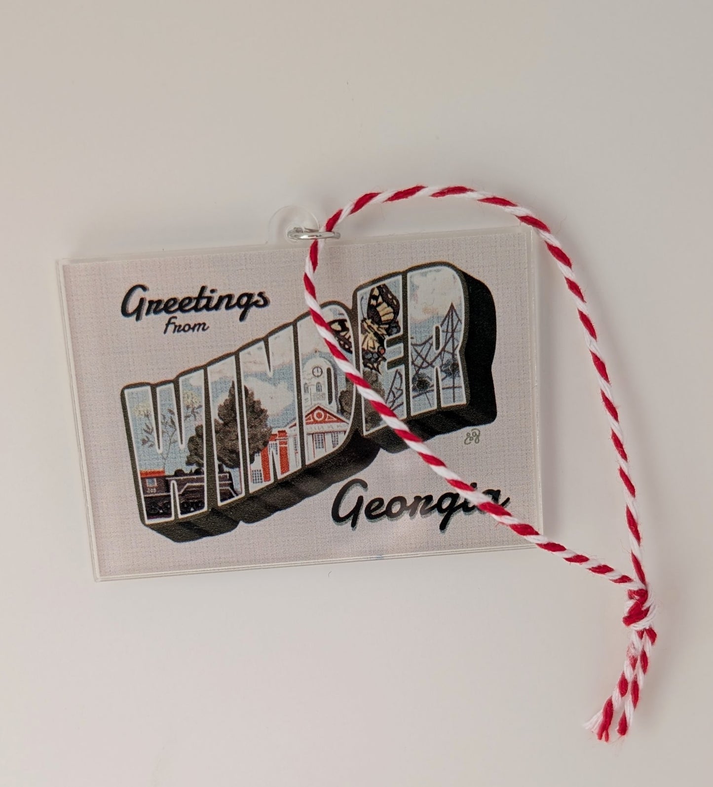 Ornament; Greetings From Winder - Made by Shellie