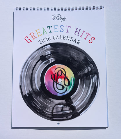 2026 Greatest Hits Calendar - Made By Shellie