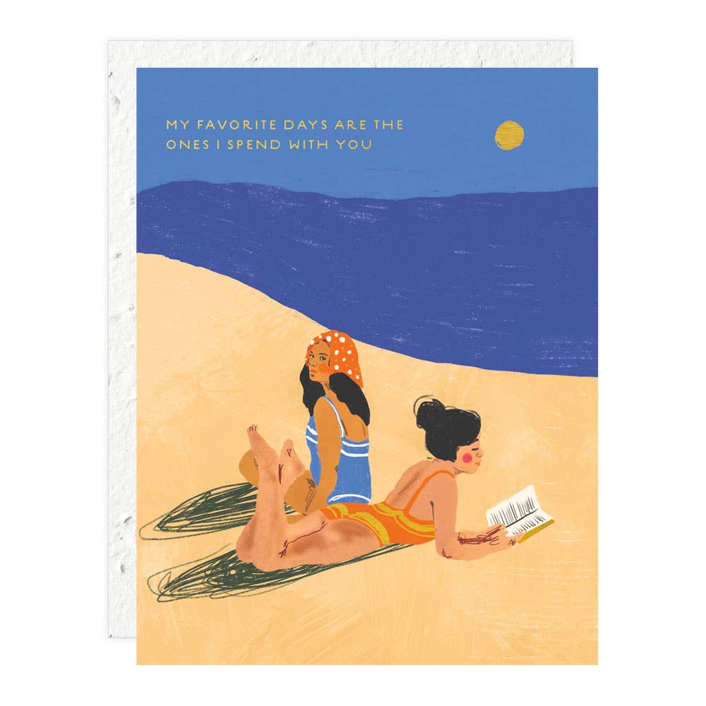 Seedlings Friendship Card; Beach Girls (Plantable Envelope) – Love ...