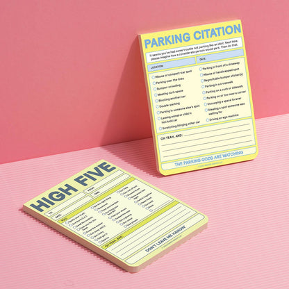 Nifty Notepad; Parking Citation (Pastel Version, 50 Sheets)