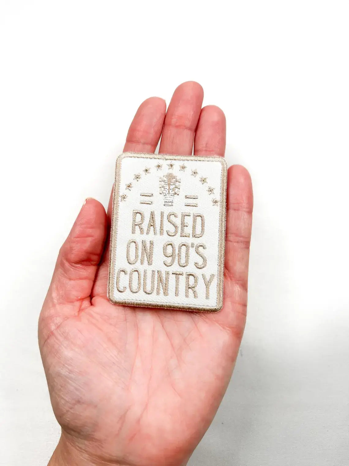 Iron-On Patch; Raised on 90's Country | Field Trip Threads