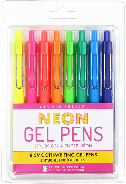 Neon Gel Pens; Studio Series