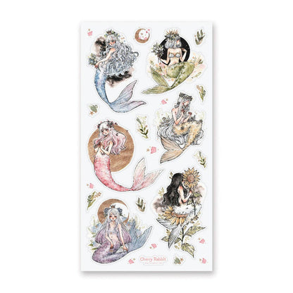 Sticker Sheet; Magical Mermaids