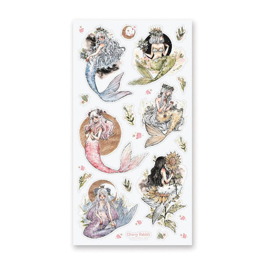 Sticker Sheet; Magical Mermaids