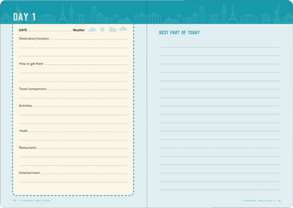 Travel Checklist Journal: A Portable Trip Planner and Diary