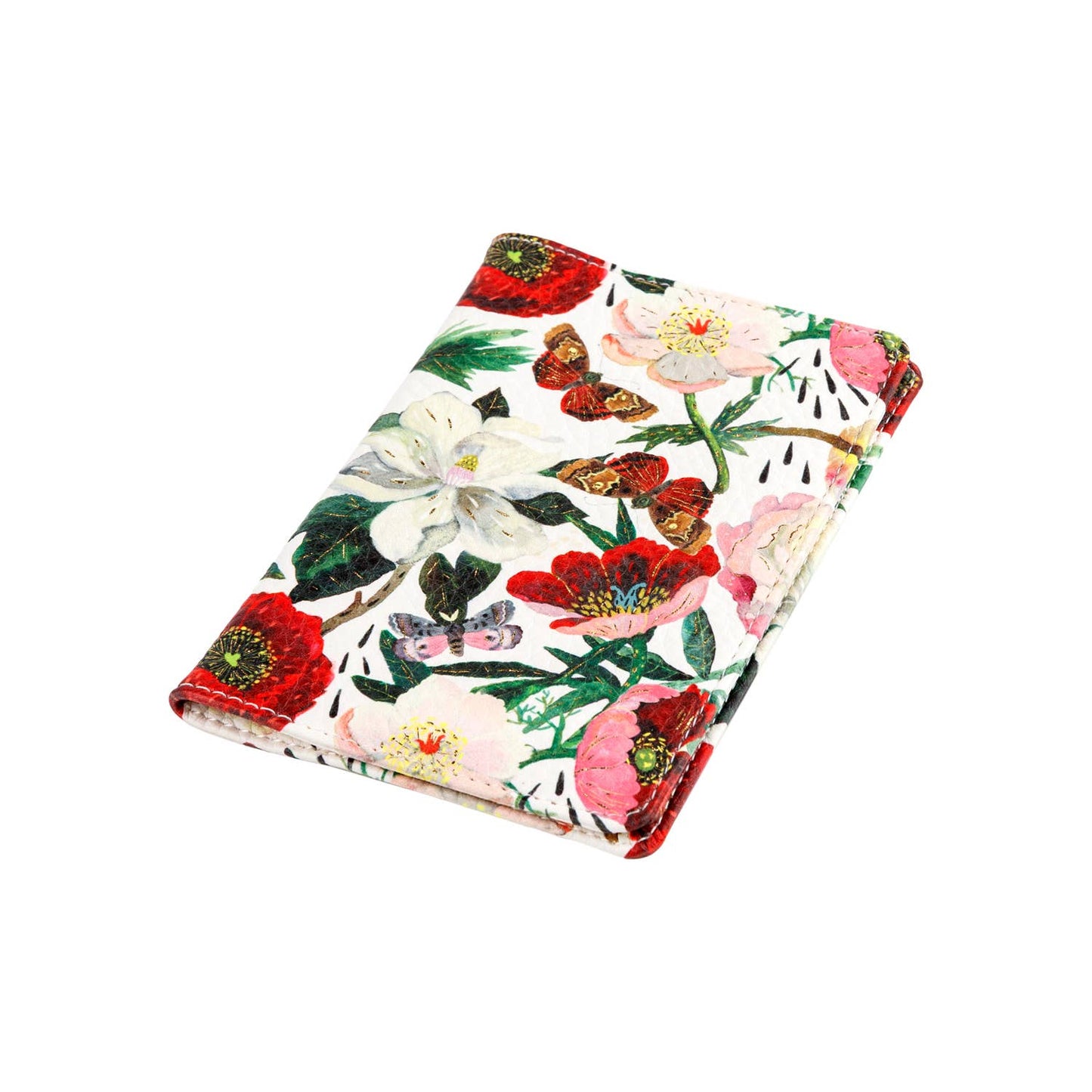 Passport Cover; Peonies - BV by Bruno Visconti (Vegan Leather)