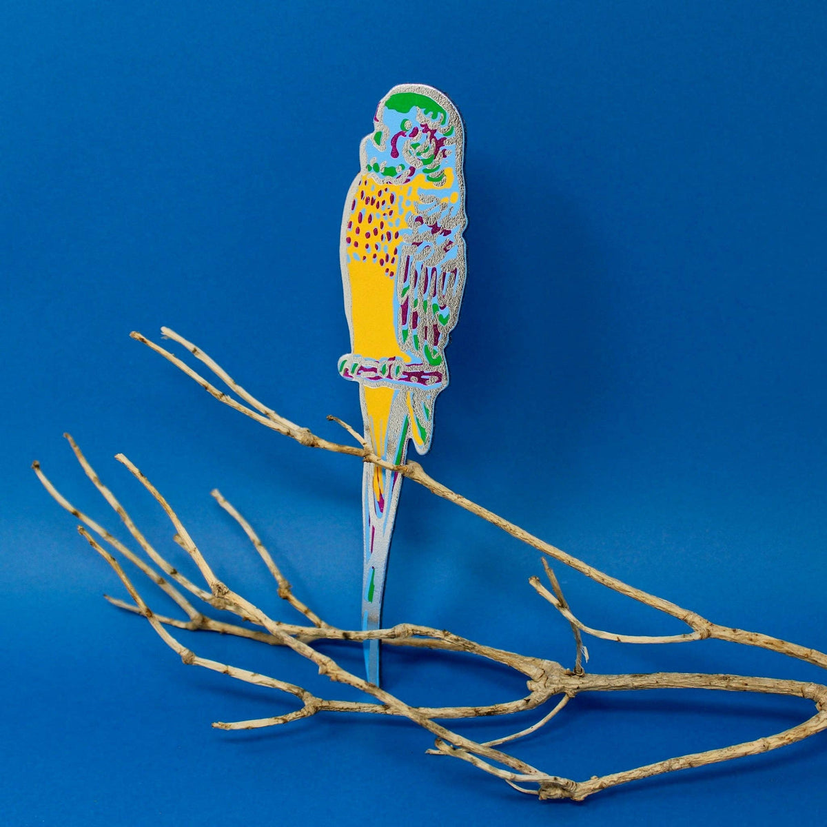 Leather Bookmark; Budgie | Ark Colour Design