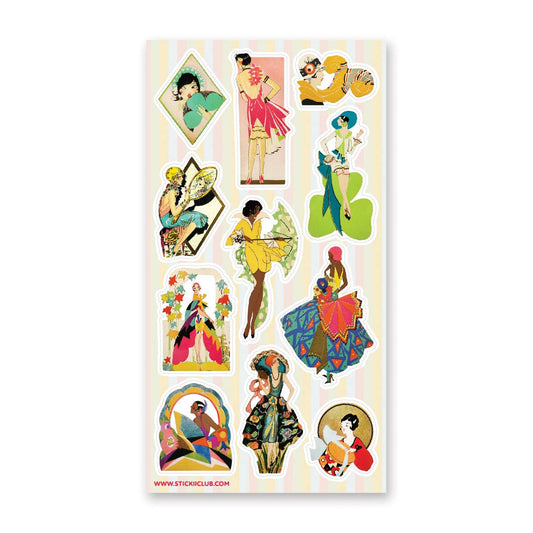 Stickii Sticker Sheet; Fabulous Fashions