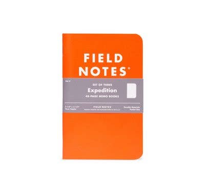 Memo Book Set; Expedition, 3-Pack | Field Notes
