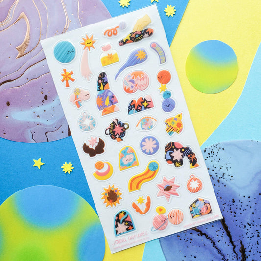 Stickii Sticker Sheet; I Need Space