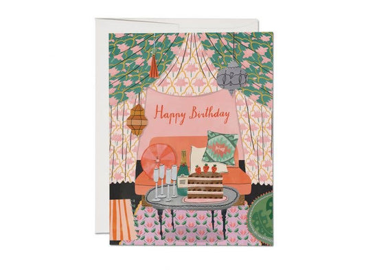Birthday Card; Nomad Tent