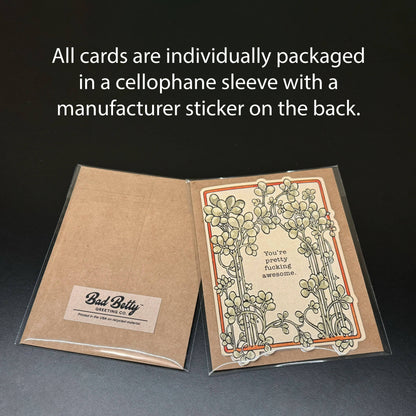 Greeting Card; You Are an Absolute Legend (Vintage Style)