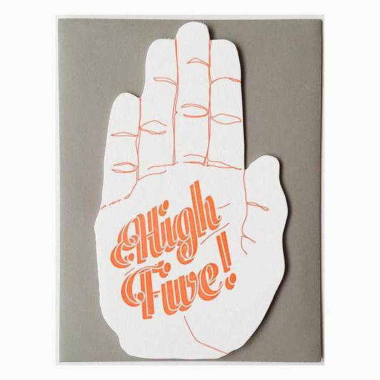Greeting Card; High Five Hand