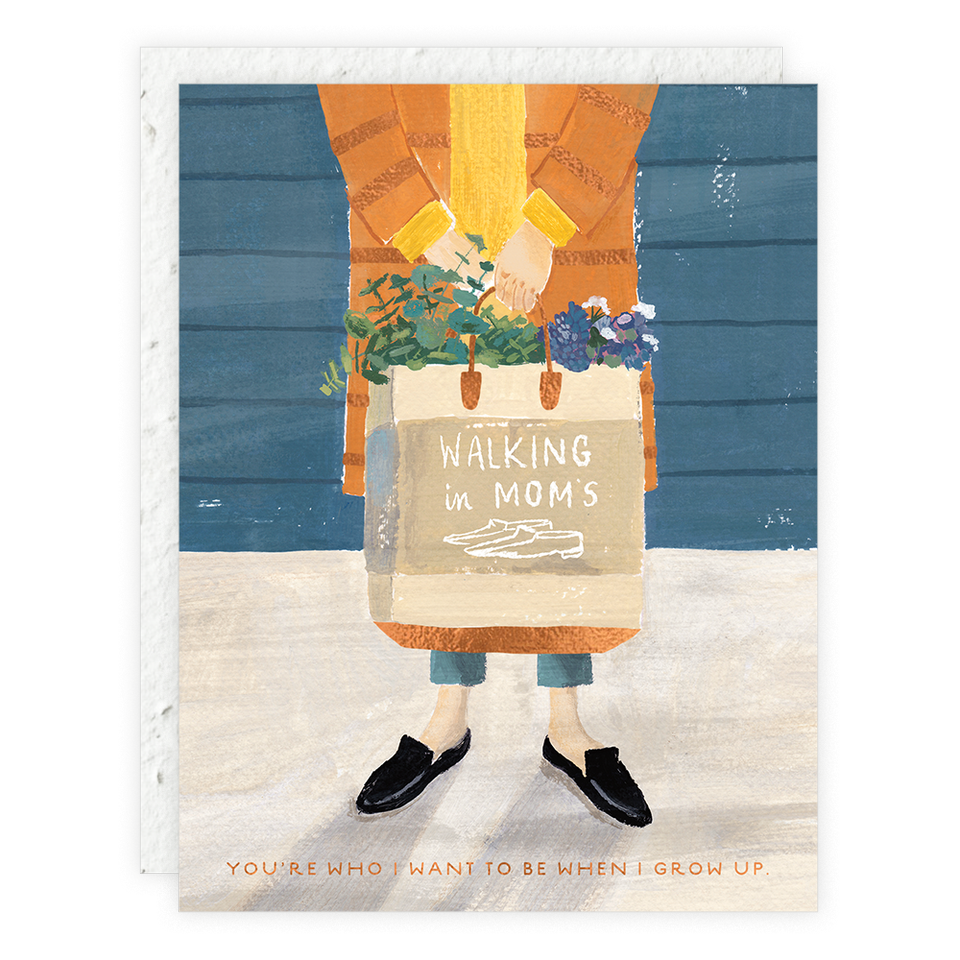 Seedlings Mother's Day Card; Who I Want To Be When I Grow Up (Plantable Envelope)
