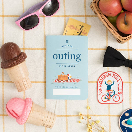 Mini Journal; Kid's Outing Passport (Light Blue)