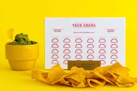 Taco Crawl Score Card By M.C. Pressure