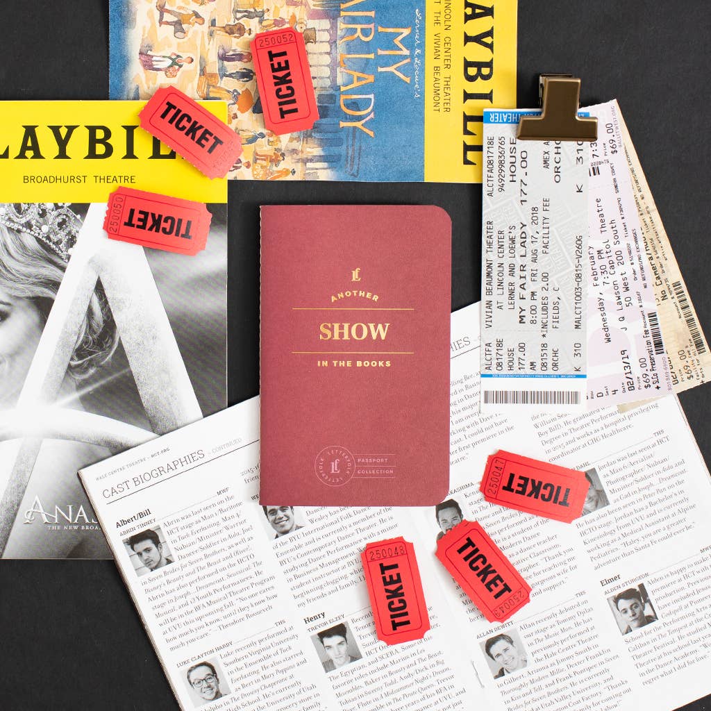 Mini Journal; Show Passport (Burgundy)