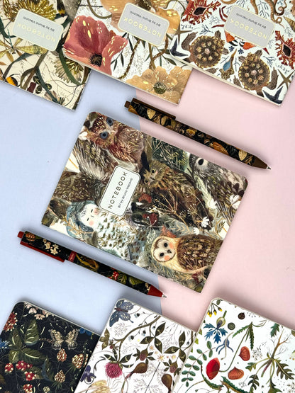 Notebook; Owls - BV by Bruno Visconti