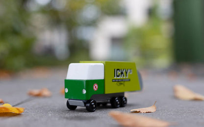 CandyLab Icky's Garbage Truck (Wooden Diecast Toy)