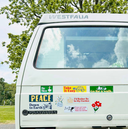 Bumper Magnet; I'd Rather Be In My Garden