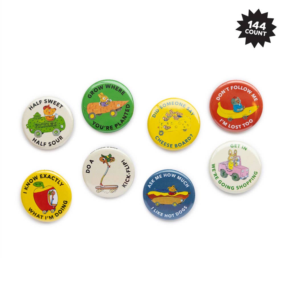 Richard Scarry® - Pinback Buttons (8 Styles)
