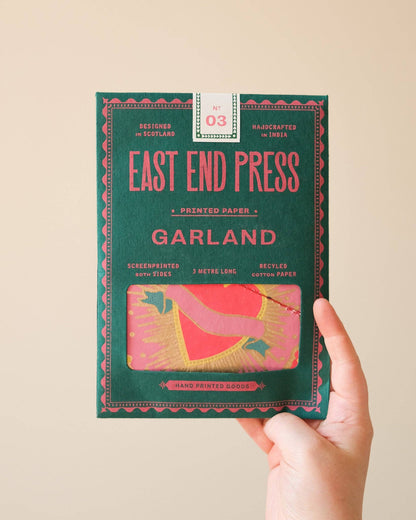Sewn Garland; Hearts By East End Press