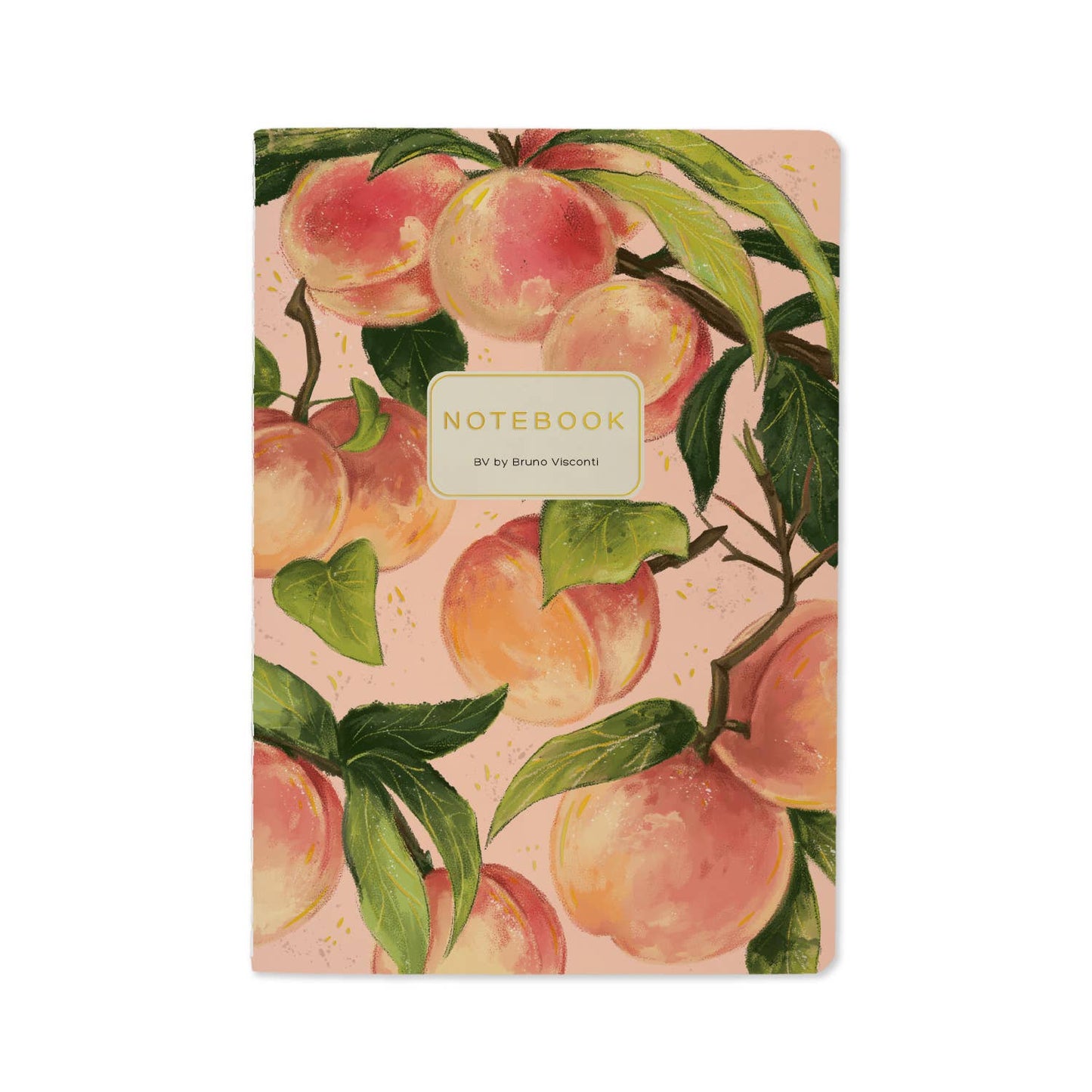 A5 Notebook; Peaches on the Tree - BV by Bruno Visconti