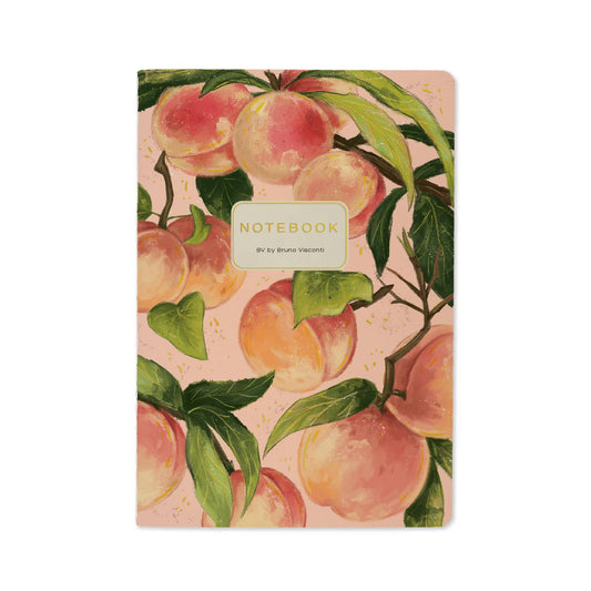 A5 Notebook; Peaches on the Tree - BV by Bruno Visconti