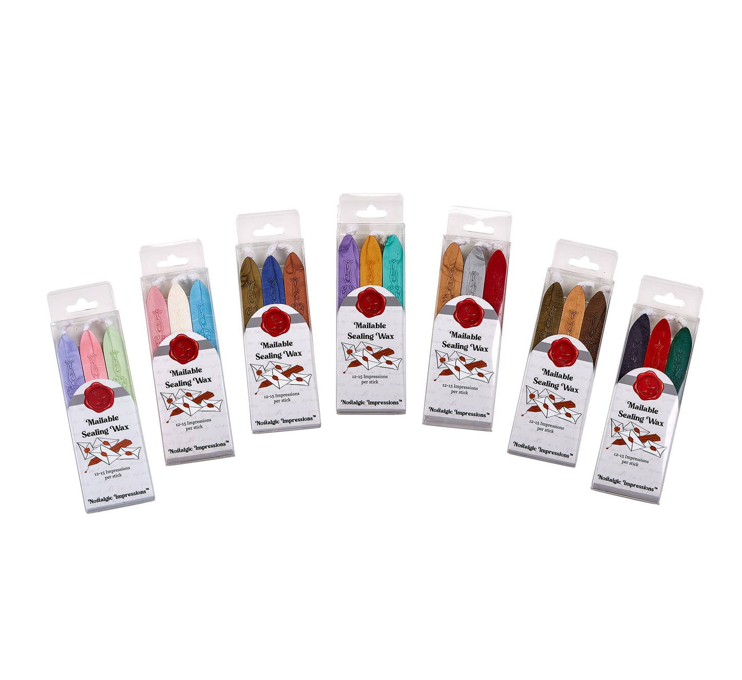 Sealing Wax Sticks with wick (Lavender Pearl, 3PK)