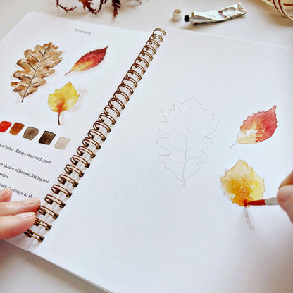 Watercolor Workbook; Autumn By Emily Lex Studio