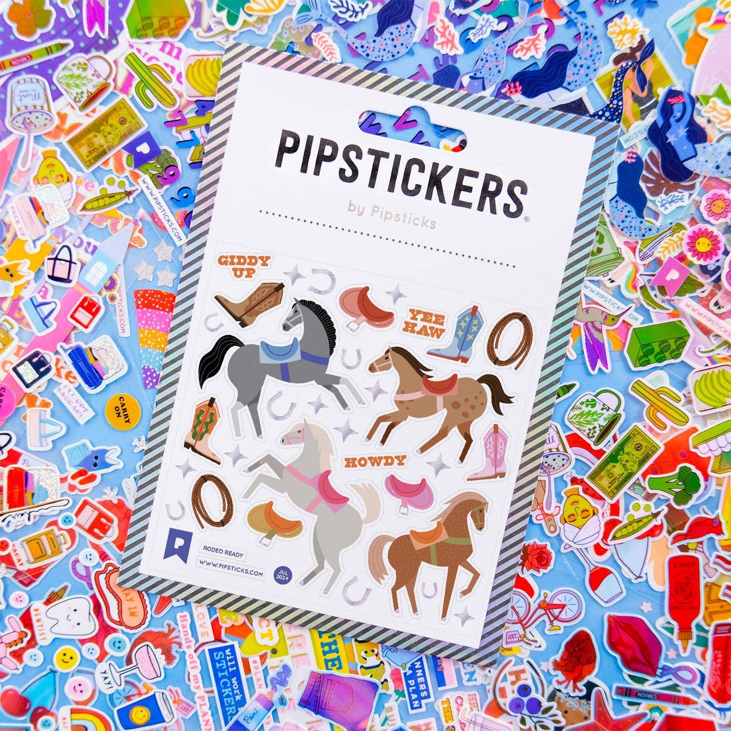Pipsticks Sticker Sheet; Rodeo Ready