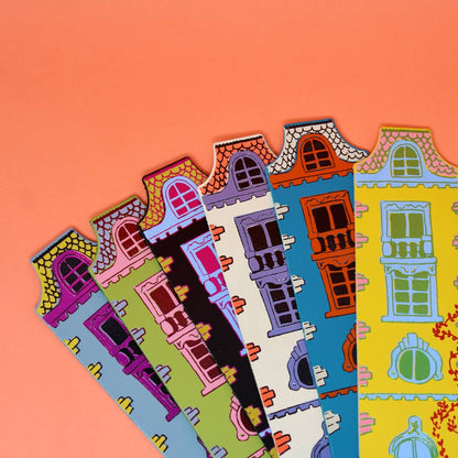 Leather Bookmark; Dolls House (100% Leather)