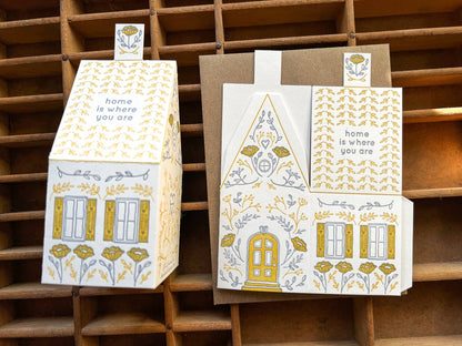 Love Card; Home Is Where You Are (3D House Card)