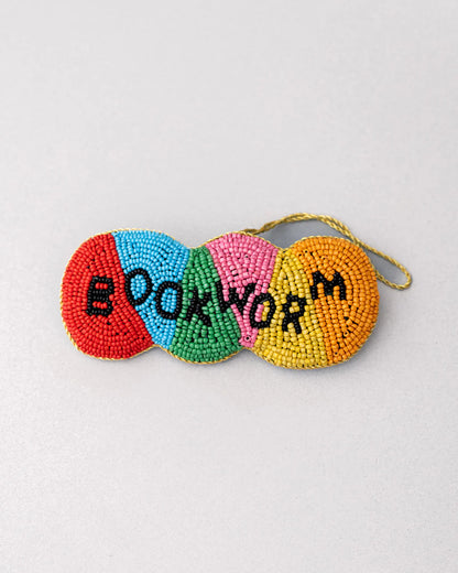 Beaded Ornament; Bookworm by Ban.do