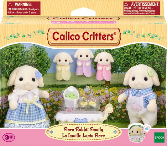Calico Critter Flora Rabbit Family