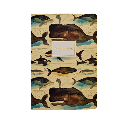 Notebook; Whales - BV by Bruno Visconti