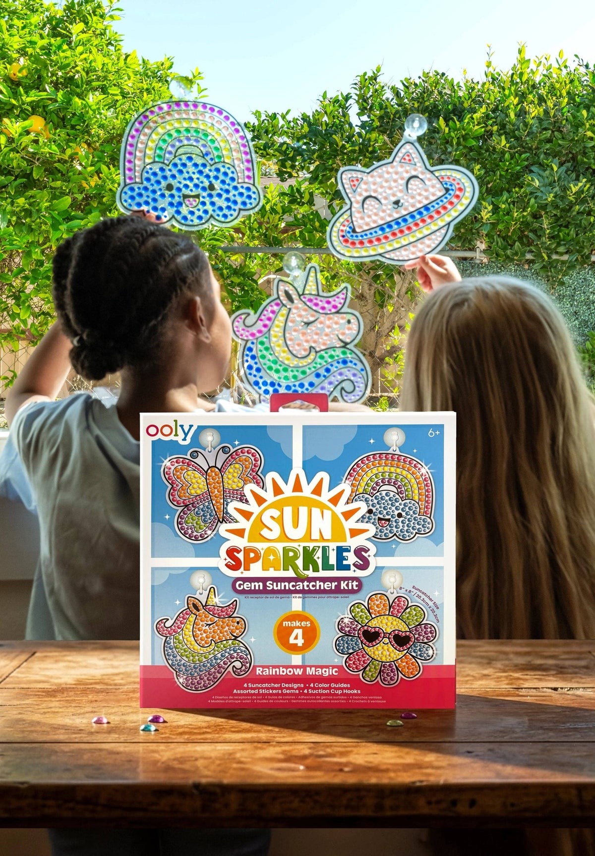 OOLY Sun Sparkles Gem Suncatcher Kit | Rainbow Magic