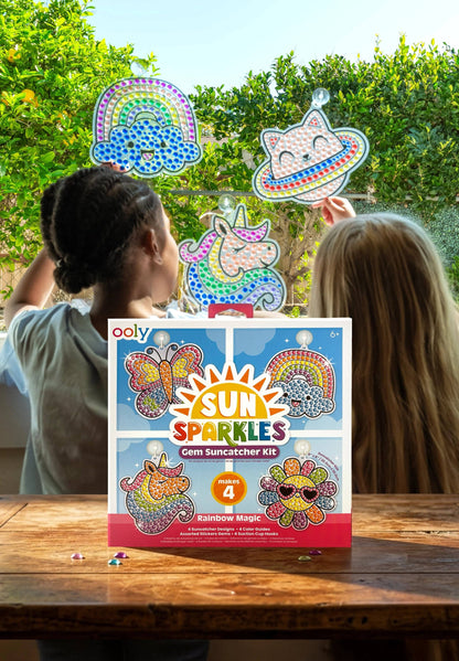 OOLY Sun Sparkles Gem Suncatcher Kit | Rainbow Magic