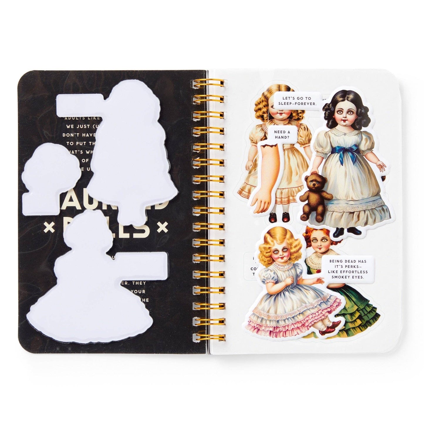 Sticker Book; Haunted Dolls by Brass Monkey