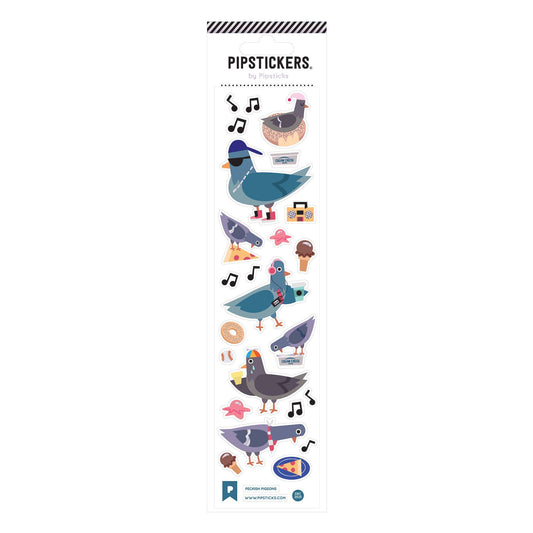 Pipsticks Sticker Sheet; Peckish Pigeons
