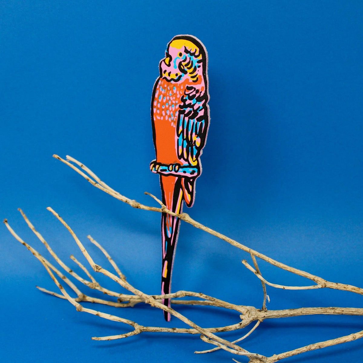Leather Bookmark; Budgie | Ark Colour Design