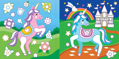 Color-By-Foil Sticker Book - Unicorns