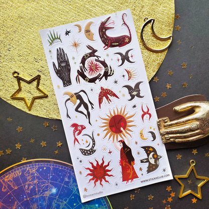 Sticker Sheet; Cosmic Solstice