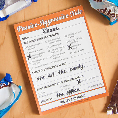Nifty Notepad; Passive-Aggressive